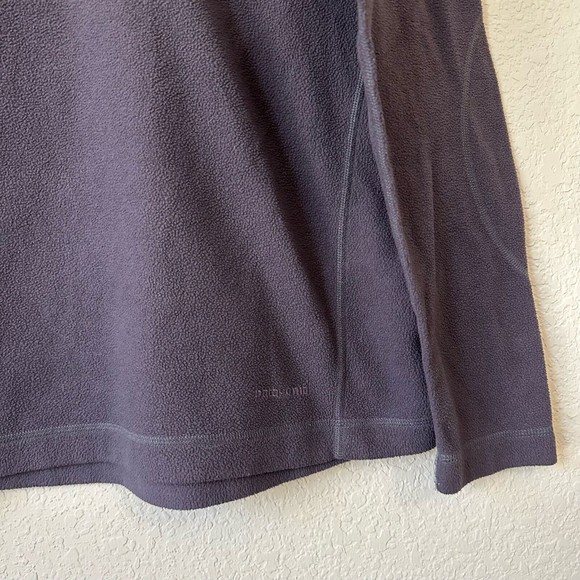 Patagonia Synchilla Womens Fleece 1/4 Zip Pullover Sweater #26296S7 Grey - Picture 3 of 9